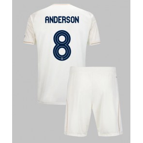 Nottingham Forest Elliot Anderson #8 Udebanetrøje Børn 2025-26 Kortærmet (+ Korte bukser)